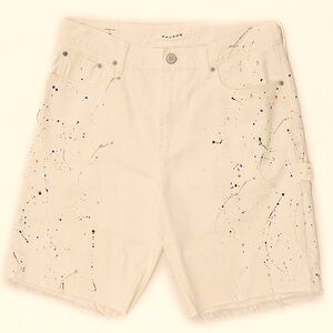 . PacSun cream denim Carpenter shorts.